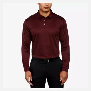 PGA Tour Men’s Golf Shirt, Burgundy, Size Large